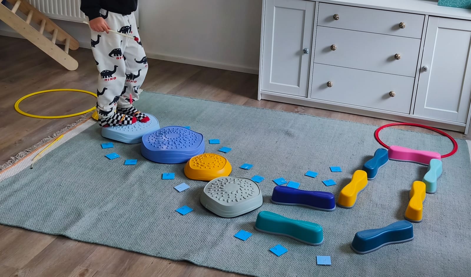 Angelspiel als Sprechanlass in einer Therapiestunde